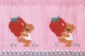 Little Memories Strawberries LM34 Smocking Plate