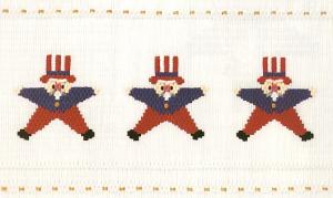 Little Memories Stars n Stripes LM125 Smocking Plate