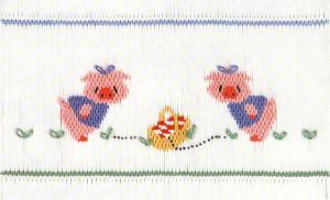 Little Memories Piggy Sue LM45 Smocking Plate