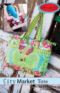 Kati Cupcake City Market Tote Pattern