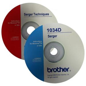 Brother 1034D, 3034D, Overlock Serger, CD Videos, 1 Serger Operation, Instructions, PLUS 1 Techniques