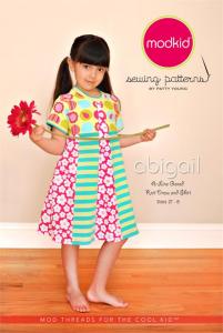 modkid MOD18 Abigail  A-Lined Dress or Shirt Pattern 2T to 8