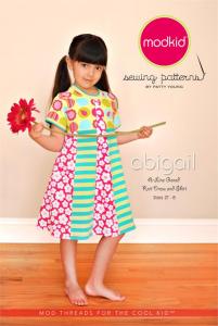 Modkid MOD18 Abigail  A-Lined Dress or Shirt Pattern 2T to 8