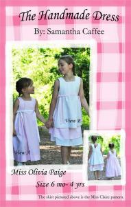 The Handmade Dress THD 111 Miss Olivia Paige Dress Pattern