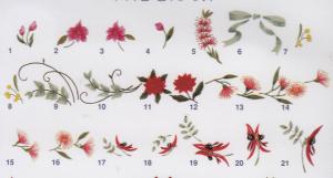 Elna MC119 Australian Floral Designs Designs Envision Embroidery Card SEW Format
