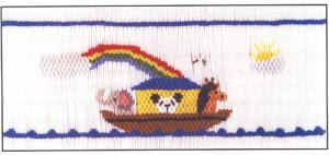 Cross-eyed Cricket  CEC210 Rainbow Promises Smocking Plate