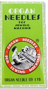 Organ 135x65 PD Titanium-Nitride Ceramic Finish Coated Sewing Machine Needles 100 per Box, Replaced by 135x5 135x7 Industrial Straight Stitch, Bartack