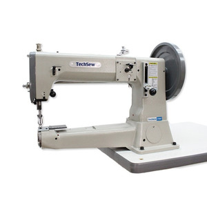 29033: TechSew 5100FLP 16.5" Cylinder Bed Walking Foot Leather Stitcher, Power Stand