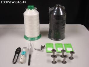 Tech, Sew, GA5-1R, Leather, Crafter, Accessories, Package, Left, Toe, Zipper, Foot, 2, Cone, Spools, A&E, Thread, 5, Bobbin, 100, Needle, Clipper, Tape, mm, Tweezer