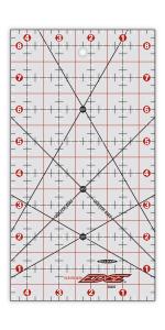 6.5 x 24.5 Frosted The Cutting EDGE Ruler - Sullivans USA