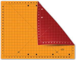 RED/ORANGE-MAT 18X24 CUTNG EDGE