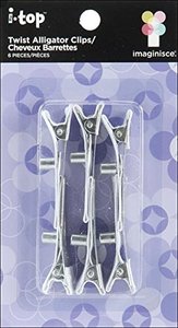 Imaginisce IM2489  Alligator Clips w/Twists 6ct