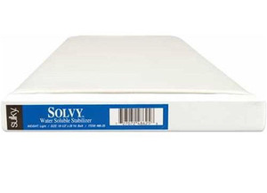 Sulky 486-25 Solvy Water Soluble Stabilizer Embroidery Topping 19.5 Inch x 5 Yards