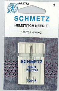 29351: Schmetz S1772 Hemstitch Wing Needle 1pk, sz16/100