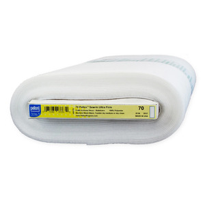 Pellon 1428 Peltex #70 Poly Ultra Firm Sew In White Stabilizer 20"x10Yds for Crafts