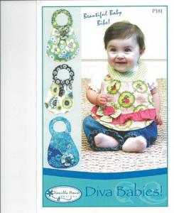 Vanilla House  VHP181 Diva Babies Bibs Pattern