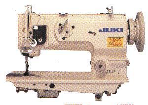 Juki, DNU1541S, walking foot, needle feed, industrial, sewing machine, upholstery machine, leather, upholstery machine, upholstery machine for leather, DNU 1541S, JAPAN, Retiming Clutch, 9mm Stitch Length, 9/16" Lift, Power Stand