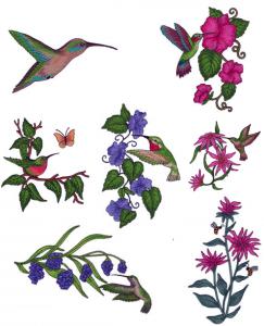 Great Notions 111815 Jumbo Hummingbirds II Embroidery Designs Multi-Formatted CD