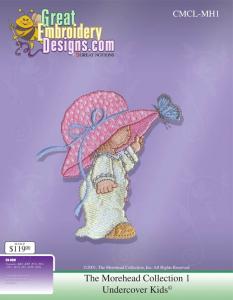 Great Notions 112257 MH1-Morehead Undercover Kids Embroidery Designs CD