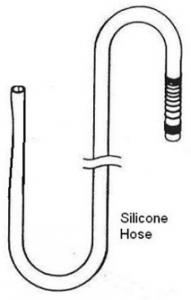 CES-16031, Silicone Replacement Hose, for use with the, Silver Star ES-300, Ace Hi ES-300, Consew CES-300, Gravity Feed Steam Irons