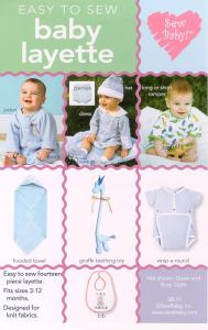 Sew Liberated  sb11  Easy Baby Layette Pattern sz 3mo-12mo Pattern