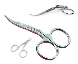 Havels, 7649-6  Double, Curved,  3 1/2", Scissors, for, Trimming, Threads, Ends, from, Embroidery, Hoops, for, Machines, Hand, Work, Points, Do, Not, Touch, Fabric
