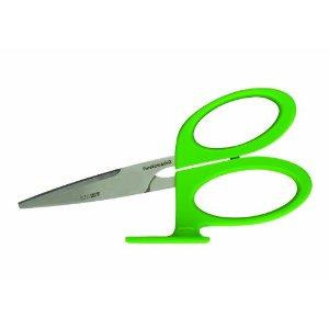 Kai PK2-GR 7 1/2" Pure Komachi2 Multi-Functional Kitchen Shears with a 2 3/4" Cutting Length, Green Handle, High Carbon Stainless Steel Blades