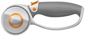 Fiskars, 01005875, Titanium, Soft, grip, Comfort, Loop, Handle, Rotary, Cutter, Fiskars F5875 Titanium Softgrip Comfort Loop Handle 60mm Rotary Cutter