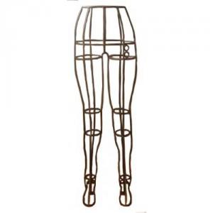 31577: PGM Pro 901F Wrought Iron Metal Pants Form, Raw-Steel or Antique Gold