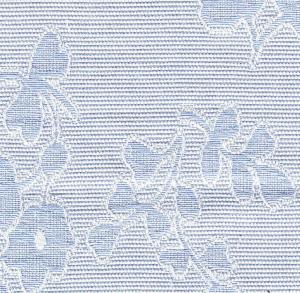 Bear Threads Pique Jacquard Floral Blue 10 Yd Bolt 100% Cotton 60" Wide