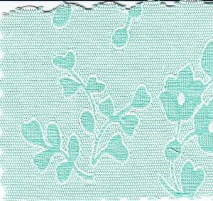 Bear Threads Pique Jacquard Floral Mint Green 10 Yd Bolt 100% Swiss Cotton 60" Wide