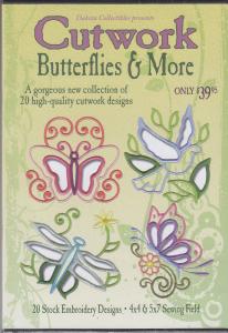 Dakota Collectibles 970404 Cutwork Butterflies & More Embroidery Designs Multi-Formatted CD