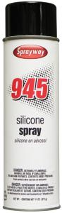 31940: Sprayway SW-945 Silicone Lubricant Spray A945, 11oz Cans, Case of 12