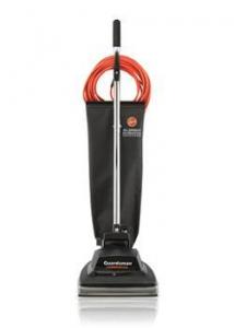 Hoover C1431-010 Guardsman 12" Bagged Upright Vacuum Cleaner, 6 Amps, Metal Handle, Steel Rear Axle and Handle Bail, 3-Position Handle,50' Cord,18lbs.