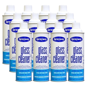 Sprayway SW050 Floral Foam Glass Cleaner, 20oz Spray Cans x 12 Per Case