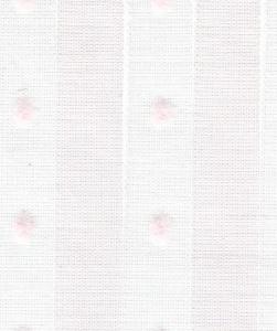 Bear Threads Swiss Voile Stripe Dotted Swiss Pink 10 Yd Bolt 38.99 A Yd 100% Cotton 63" Wide