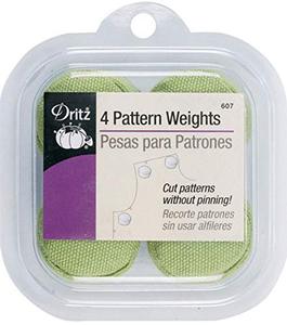 Dritz 607, 4X3.40oz Pattern Holding Weights, Mark & Cut Fabrics