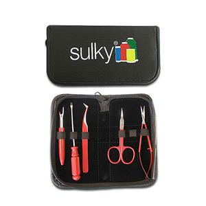 32364: Sulky 999 Embroidery Tool Kit: Scissors, Tweezers, Ripper, Screw Driver