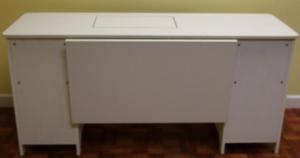 Arrow, 98507, White, Quilting, Extension, for, 1001, Olivia, Sewing, Machine, Cabinet