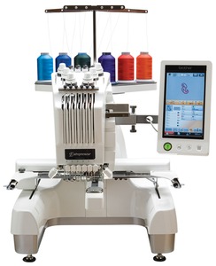 32293: Brother PR650E Trade In 6 Needle Embroidery Machine USB, 4 Hoops to 8x12", 68 Fonts, 3 USB Ports, HD LCD Touch Screen Display by Sharp, Serviced, Wnty