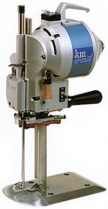 KM Impress KS-AU-V Straight Knife Cloth Cutter Cutting Machine 6-13" Knife Blades Cut 4-11" AutoOil Built-InSharpenerBelts 4Motors, 500W 110/220V 32Lb