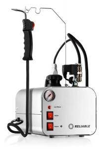 5000CD, Reliable, Reliable™ 5000CD, 1000W, 10A, with Steam Boiler, 2.5 liter, 3.5 Bar, 50 PSI, i37 Steam Gun, 8' Hose, 4 Hours, Auto off, 14 Lbs, 110V, ITALY, Dental Steam Cleaner, for USA & Canada Only