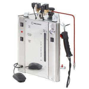 Reliable, i702C, 1200W, 12A, with Steam Boiler, 9 liter, 2.37 Gallons, 4.8 Bar, 70 PSI, Unlimited Hours Per Day, 8 Hours Continuous Use, Auto off, 14 Lbs, 110V, ITALY, Pro Steam Cleaner, for USA & Canada Only, i37 Steam Gun, Foot Pedal, Adjustable Steam Nozzle, Blow Down Valve, Quick Release Fittings,