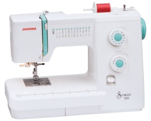 Janome Sewist 500 FS Sewing Machine 25 Stitch Freearm Mechanical BL Molly