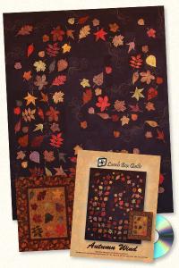 Lunch Box Quilts and Designs  93 3597 Autumn Wind  Applique Embroidery Design Pack on CD