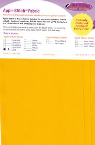Floriani Appli-Stitch Fabric R-V32 Velvet 3 Pack Gold