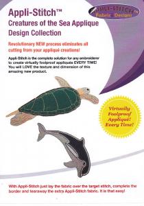 Floriani Appli-Stitch R-SCDP Creatures Of The Sea Applique Design Collection