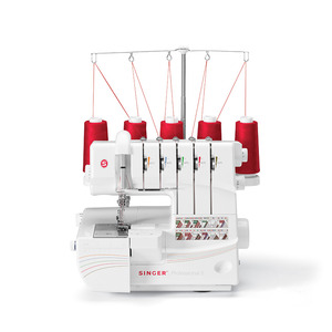 Singer, QuantumLock, Professional,14T968DC, S14T968DCSM , AutoTension, 5.6mm, 2 & 3 Needle, Coverhem Stitch, 5432 Thread Serger, FREE 231 Page Workbook. All 6 Feet, & 25/5-Year Ext Wnty, Singer 14T968DC FS+$30Needles, $60Threads, 231pg Book&DVD, 7Feet AutoTension 2or3N CoverHem 5432Spool 14/21Stitch Serger Overlock SafetyStitch Machine