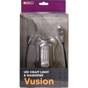 33294: Mighty Bright Vusion Craft LED Lamp Light 2X Optical Grade Magnifer