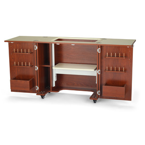 Kangaroo, Kabinet, Bandicoot II, K8205, Teak, Arrow, with, EZ, Machine, Lift, Mechanism, Locking, Castor, Perfect, Small, Space, Maximum, Storage